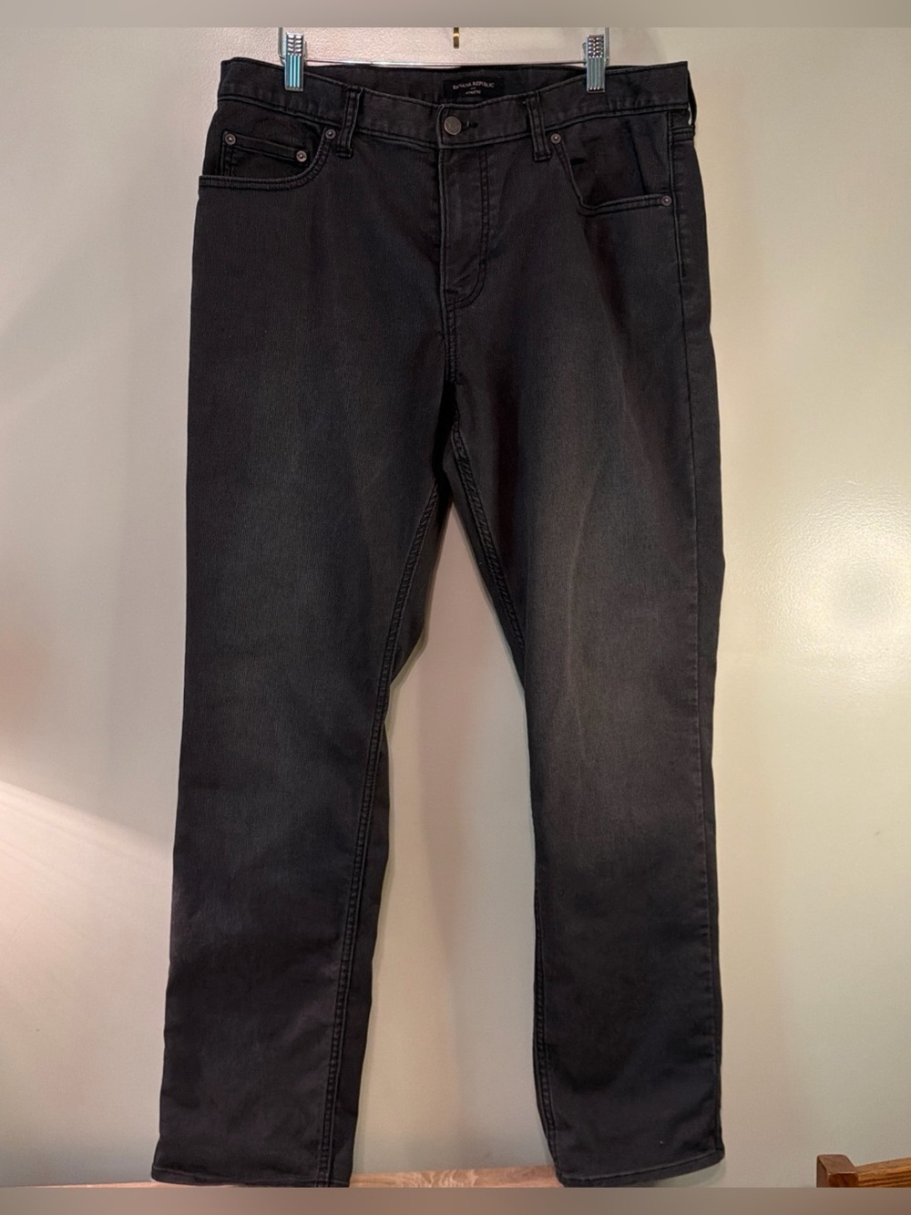 Banana Republic Athletic Fit Jeans Mens 34x34 Blue Denim Stretch Cotton